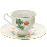 Чашка с блюдцем чайная форма Айседора рисунок Морошка ЛФЗ