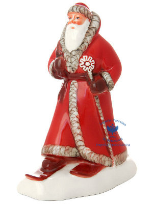 Статуэтка Дед Мороз рисунок Красный нос ЛФЗ