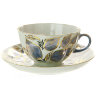 Чашка с блюдцем чайная форма Тюльпан рисунок Лунный ЛФЗ