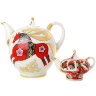 Комплект чайников форма Новгородский рисунок Красный конь ЛФЗ