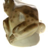 Скульптура Лягушка прудовая коричневая Императорский фарфоровый завод ЛФЗ