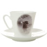 Подарочный набор 3/6 форма Черный кофе рисунок Ёжик в тумане ЛФЗ