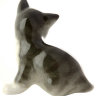 Скульптура Котенок Парамоша серый ЛФЗ