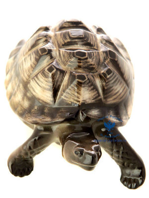 Скульптура Черепаха светлый панцирь (высота 6,4 см) ЛФЗ