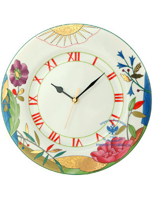 Часы декоративные форма Европейская рисунок Под солнцем золотым ЛФЗ