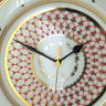 Декоративные часы форма Европейская рисунок Сетка-блюз ЛФЗ