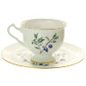 Чашка с блюдцем чайная форма Айседора рисунок Голубика ЛФЗ