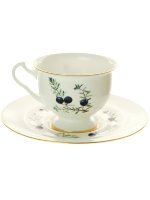 Чашка с блюдцем чайная форма Айседора рисунок Шикша