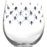 Набор из 6 бокалов для вина рисунок Кобальтовая сетка ЛФЗ